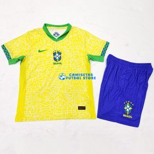 Brasil Camiseta de la 1ª equipación 2024/2025 Niños VERSIÓN JUGADOR